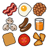 Petit-déjeuner anglais complet