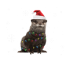 Otter julepynt - oter juletre