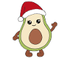 Avocado Christmas gift Christmas present