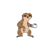 Sengångare trött sengångare Pyjamas Sloth Säger