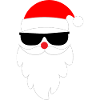 Père Noël cool Père Noël