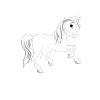 Little Princess Horse Motif