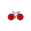 rotes Rennrad