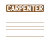 Carpenter carpenter craftsman saying gift