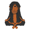 Funny Yoga Tibetan Mastiff Dog