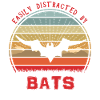 Easily Distracted By Bats Sunset