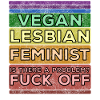 FÉMINISTE LESBIENNE VEGAN