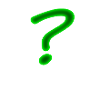 question mark bright