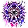 Yoga - Namaste - Lotus Flower - Mandala