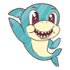 Bébé requin bleu