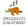 Offizielles Schlafshirt Faultier