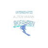 Alter Mann Skifahren