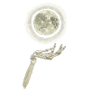 Bonehand with Moon