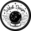 Witch design logo