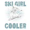 Ski girl skiing