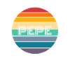 Rainbow PEPE Shirt, Retro PEPE, PEPE Sunset, PEPE