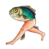 Fish with legs
