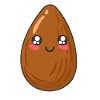 Adorable almond nut