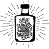Safe water drink whiskey