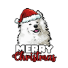 Glædelig jul Samoyed Hund Lovers Gift