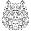 Wolf mandala