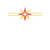 Yellow-red star with lines | emblem