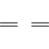 Two double lines