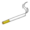 Smoking cigarette