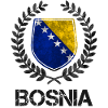 Bosnien Roliga Bosna säger som en gåva
