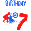 7th Birthday Motocross Dirt Bike