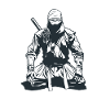 The martial art ninjutsu