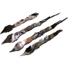 Wolf scratch marks claws wild