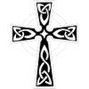 Celtique ou croix celtique blanche