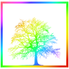 Rainbow tree - tree - nature - LGBT