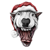 Bullterrier Santa
