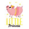 Little princess pig
