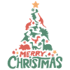 Dinosaur Christmas Tree Christmas