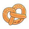 Snack mit Brezel