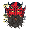 Devil with beard