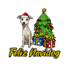 Feliz Navidog Whippet Christmas Gift