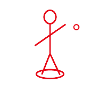 petanque geometrique rouge