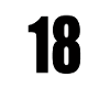Número 18 número dieciocho camiseta número fútbol deporte