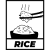 Riz simple noir
