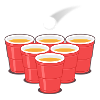 Beer pong pyramid