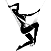 Black-White Geometric Silhouette