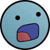 "D:" - kolon D (Twitch Emote)
