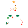 Weihnachtsbaum Bunt Symbol