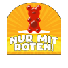 NUR MIT ROTEN - GUMMIBÄR