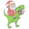 Christmas Dinosaur Ugly Christmas Effect