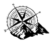 Mountains compass black